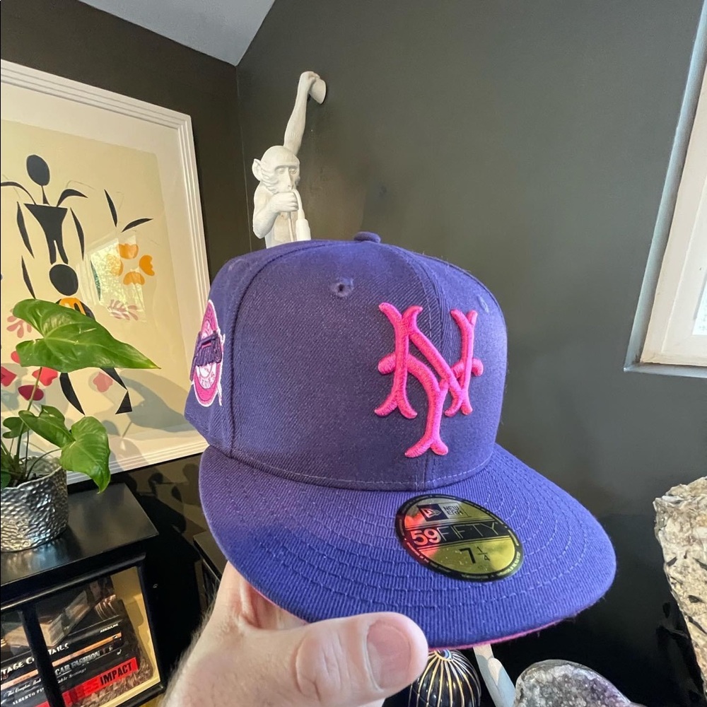 Exclusive Hat Club Old School New York Giants 7 1/4 Aux Pack